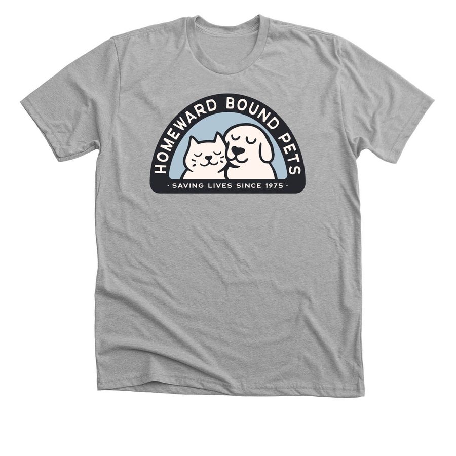 HBPets Shirt, a Athletic Heather Premium Unisex Tee