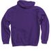 Marwood - Small Logo, a Purple Pullover Hoodie (back-view)