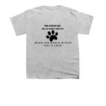 TRAIL PAW-TNER, a Sport Grey Youth Unisex Tee (back-view)