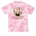 Takes a Village, a Bright Pink Crystal Tie Dye Tee