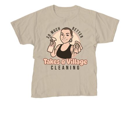 Takes a Village, a Sand Youth Unisex Tee