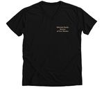 New Mexican Husky II, a Solid Black Blend Premium V-Neck Tee (back-view)