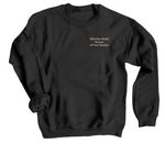 New Mexican Husky II, a Black Crewneck Sweatshirt (back-view)