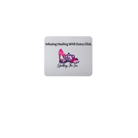 Infusing Healing!, a White Full Color Mouse Pad