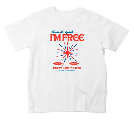 4th of July Toddler, a White Toddler Tee