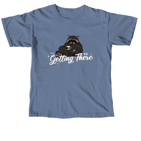 Mornings with Gamora, a Blue Jean Comfort Colors Unisex Tee