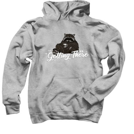 Mornings with Gamora, a Sport Grey Pullover Hoodie