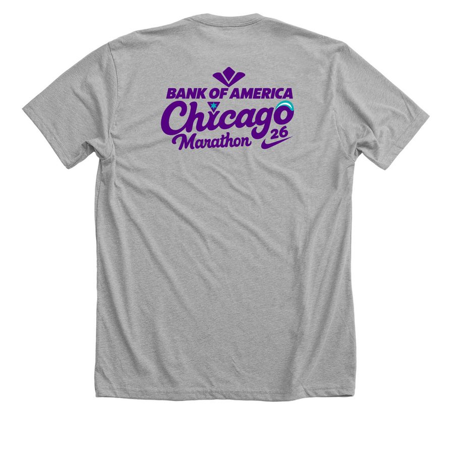 Chicago Marathon Merch 2026, a Athletic Heather Premium Unisex Tee