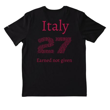 BISON 2027 PLAYER NAMES NIKE SPIRIT WEAR, a Black Nike Dri-FIT Jersey Blend Performance Tee