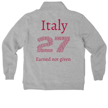 BISON 2027 PLAYER NAMES NIKE SPIRIT WEAR, a Dark Grey Heather Nike Club Fleece Half Zip Pullover