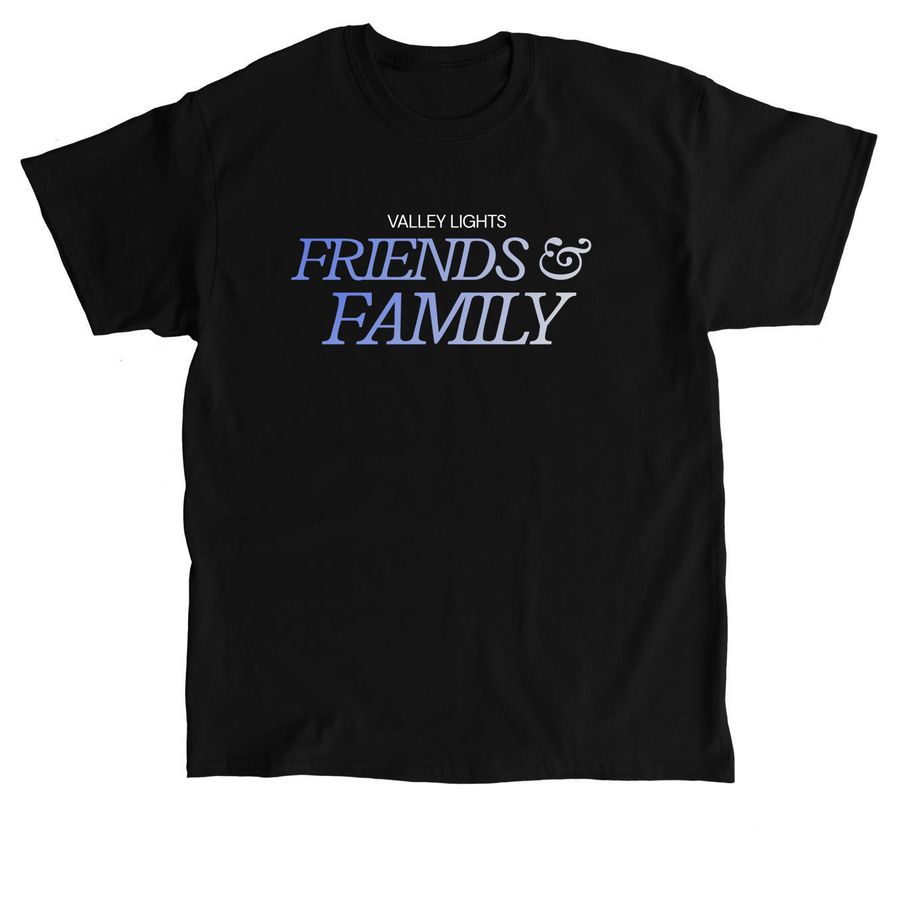 Friends & Family Exclusive Concert(Black), a Black Classic Unisex Tee