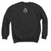 Just Give It Some Time, a Black Crewneck Sweatshirt (back-view)
