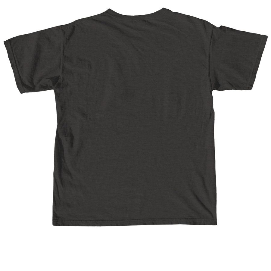 KRNN Logo - Black Tee, a Pepper Comfort Colors Unisex Tee (back-view)