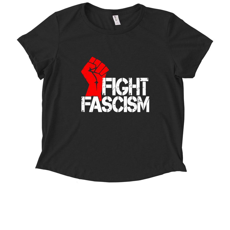 Mike Myers Fight Fascism 2026 Shirt, a Deep Black Allmade Eco Triblend Women?s Scoop Neck Tee