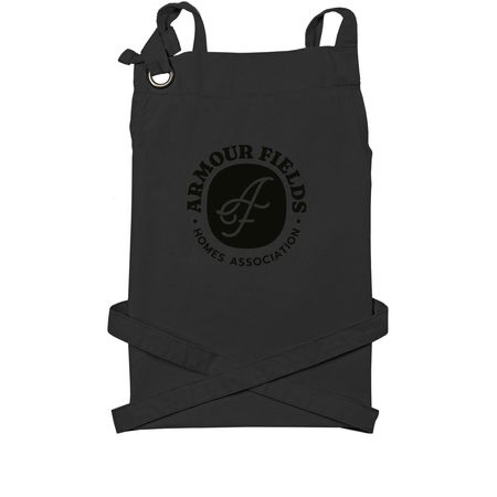 AFHA Apron, a Black Cotton Canvas Pocket Apron