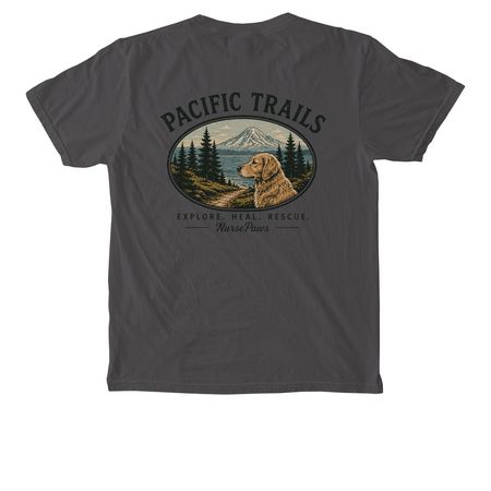 Pacific Trail., a Pepper Comfort Colors Pocket Tee
