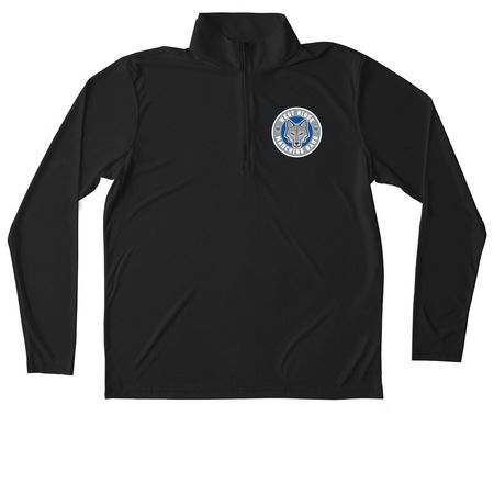 Marching Band Active Quarter Zip, a Black Unisex Performance Quarter Zip Pullover