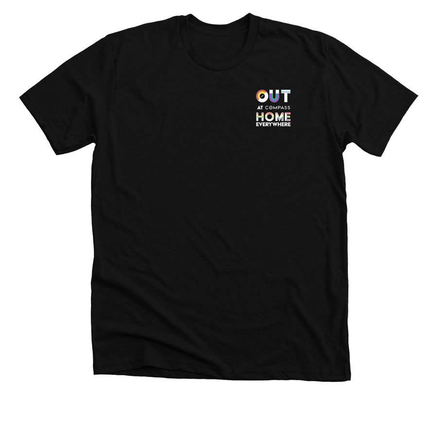 PRIDE - HOME EVERYWHERE, a Solid Black Blend Premium Unisex Tee