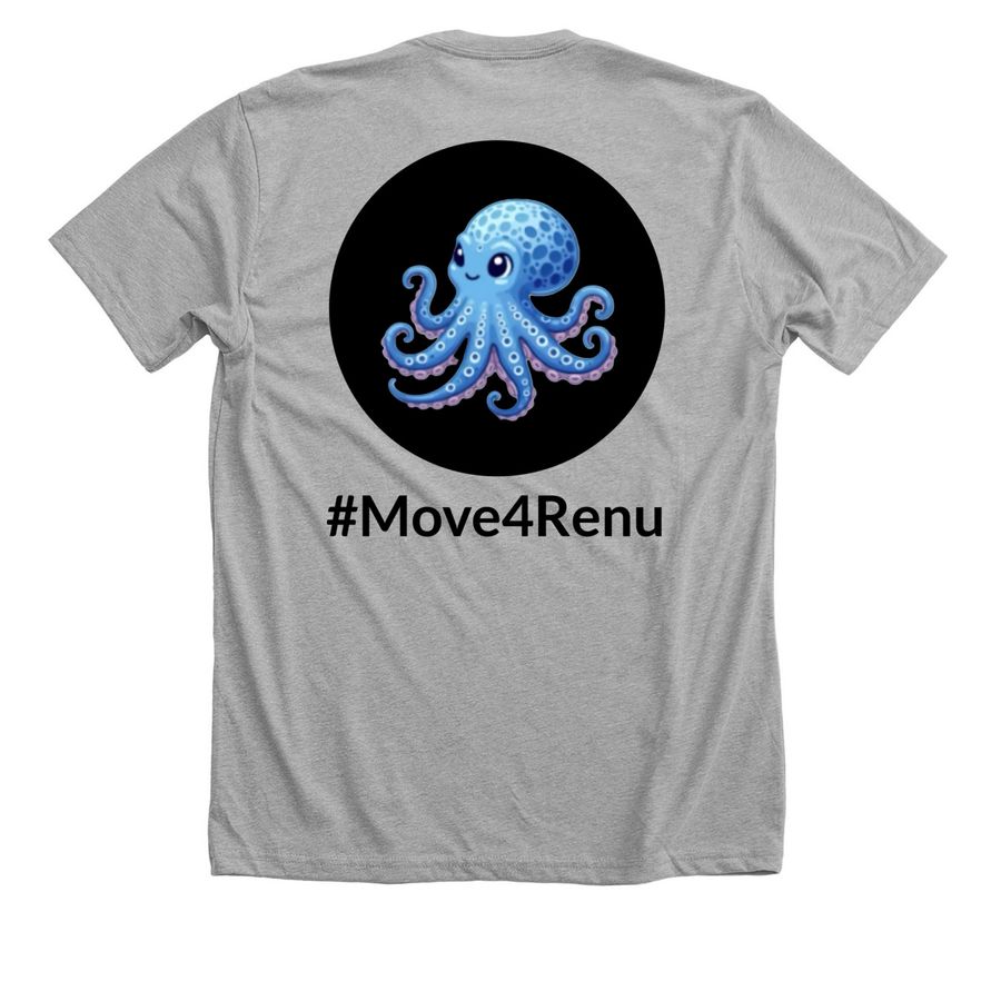 Team O-Mazing Move4ReNU, a Athletic Heather Premium Unisex Tee (back-view)