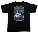 Buy a Shirt. Fuel Their Journey. Save a Life, a Black Comfort Colors Unisex Tee (back-view)