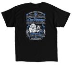 Buy a Shirt. Fuel Their Journey. Save a Life, a Black Classic Unisex Tee (back-view)