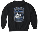 Buy a Shirt. Fuel Their Journey. Save a Life, a Black Gildan Softstyle Pullover Hoodie (back-view)