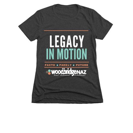 Legacy In Motion Shirts, a Charcoal Women's Slim Fit Tee