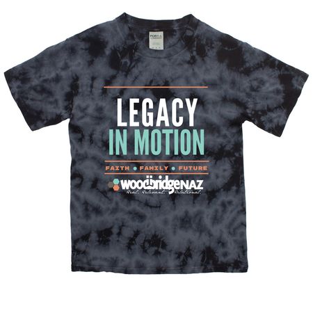 Legacy In Motion Shirts, a Black Youth Crystal Tie Dye Tee
