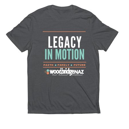 Legacy In Motion Shirts, a Terrain Grey Allmade Eco Triblend Unisex Tee
