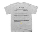 Pride of Rochester Fall 2026 Show Merch, a Sport Grey Youth Unisex Tee (back-view)