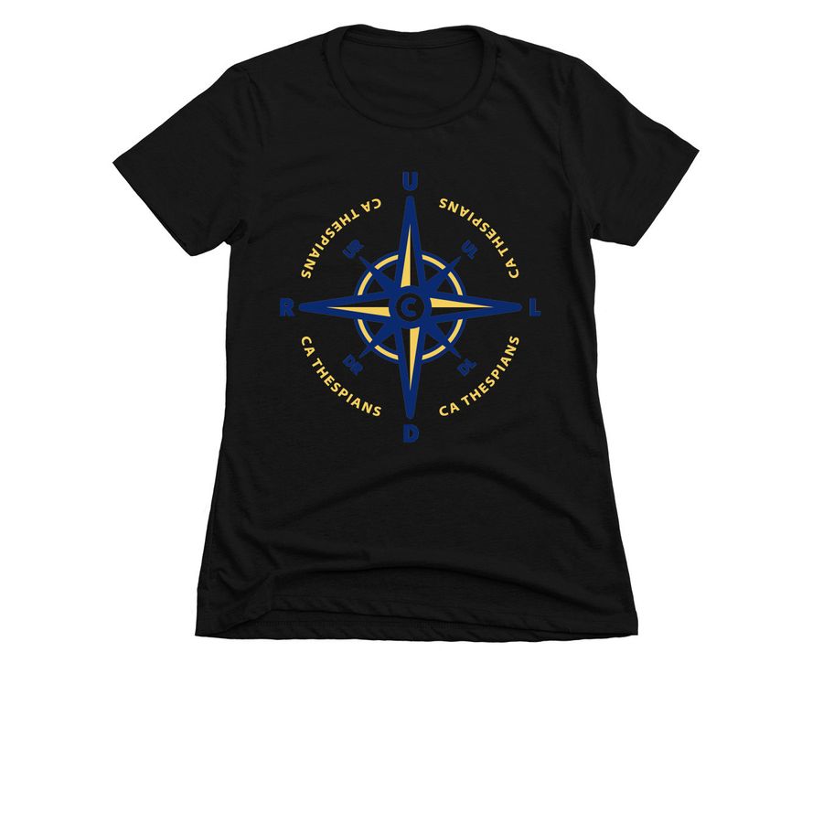Stage Directions, a Black Women's Slim Fit Tee