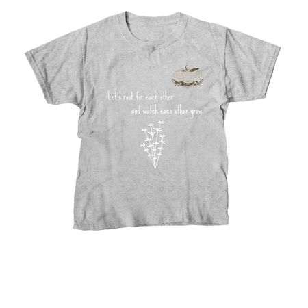 Root For Each Other, a Sport Grey Youth Unisex Tee