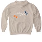 Cats in the College 2.0, a Sand Gildan Softstyle Pullover Hoodie (back-view)