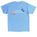 Cats in the College 2.0, a Carolina Blue Classic Unisex Tee (back-view)