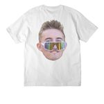 I LOVE MY DCE, a White Unisex Heavyweight Tee (back-view)