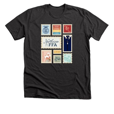 Northview FFA Stamps, a Dark Grey Heather Premium Unisex Tee