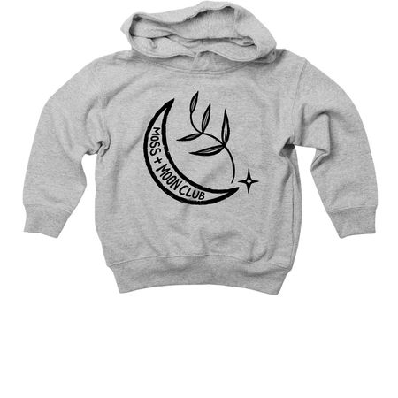 Toddler Moss + Moon Club Tee & Hoodie, a Heather Toddler Pullover Hoodie