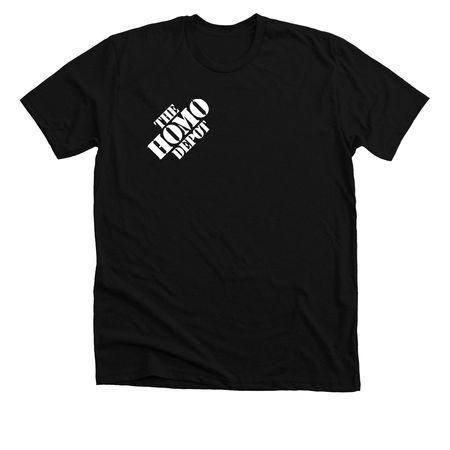 The Depot, a Solid Black Blend Premium Unisex Tee
