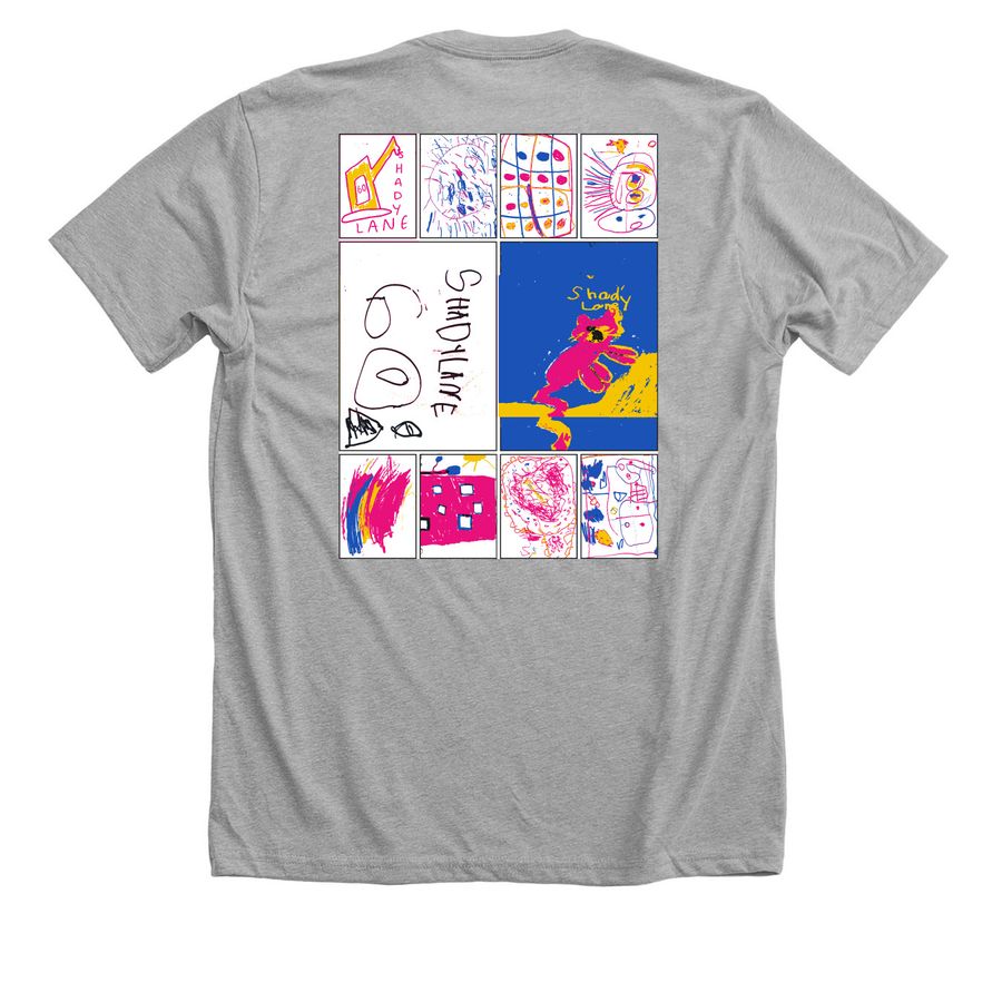 60th Anniversary - Youth & Adult, a Athletic Heather Premium Unisex Tee (back-view)