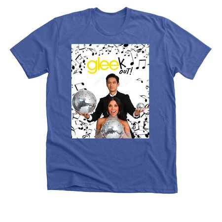 Gleek Out! (Harry & Jenna DWTS), a Solid True Royal Premium Unisex Tee