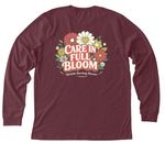 Nursing Spring/Summer 2026, a Heather Maroon Premium Long Sleeve Tee (back-view)