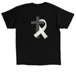 Faith & Awareness&nbsp;, a Black Classic Unisex Tee (back-view)