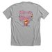 Cancer Baddie&nbsp;, a Athletic Heather Premium Unisex Tee (back-view)