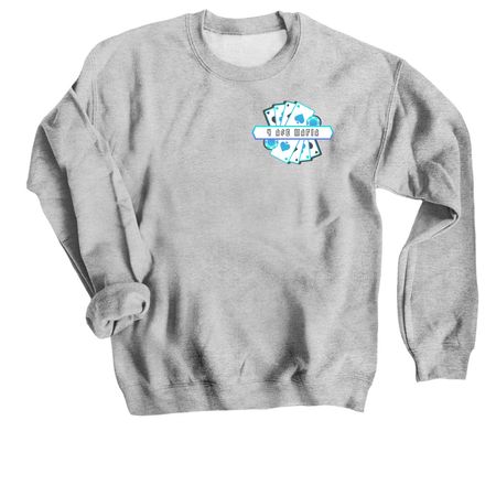 Back Shot&nbsp;, a Sport Grey Crewneck Sweatshirt