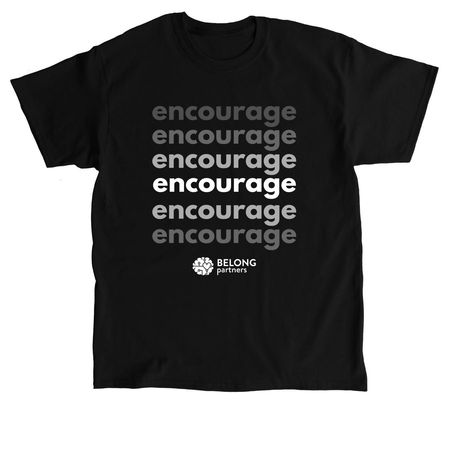 Encourage Apparel, a Black Classic Unisex Tee