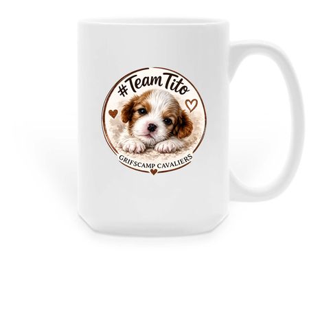 Enjoy a Drink with Tito, a White Large Coffee Mug