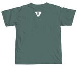 The One-Armed Brakeman, a Blue Spruce Comfort Colors Unisex Tee (back-view)