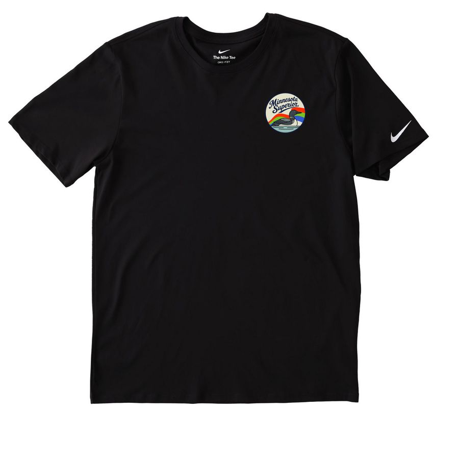 Minnesota Superior - Athletic Collection, a Black Nike Dri-FIT Jersey Blend Performance Tee