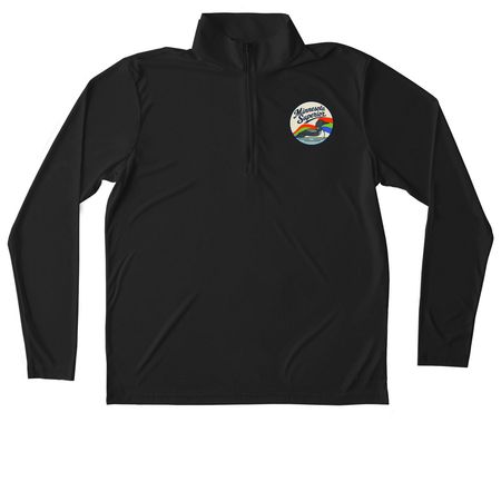 Minnesota Superior - Athletic Collection, a Black Unisex Performance Quarter Zip Pullover