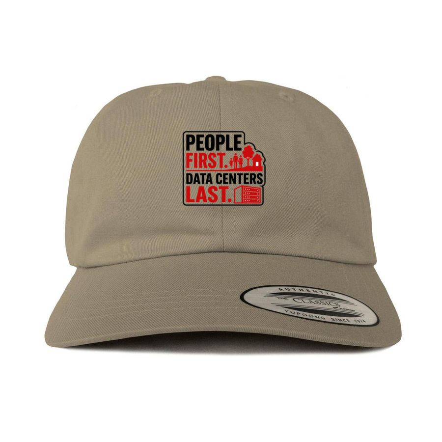 Data Center Resistance, a Khaki Printed Classic Baseball Cap